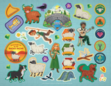 Emerald Crossing VBS: Clip Art Stickers