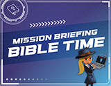 Spy U VBS: Bible Lesson Time Rotation Sign