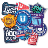 Spy U VBS: Water Bottle Stickers Set