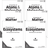 God's Design for Chemistry & Ecology: Worksheets and Quizzes