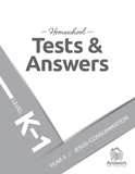 ABC Homeschool: K-1 Tests and Answers: Year 4
