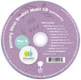 ABC: Contemporary Memory Verse Student Music CD Units 11-15: Single Copy