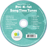 ABC: Pre-K – Grade 1 Contemporary Song Time Tunes CD Units 11-15: Single Copy
