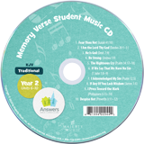 ABC: Traditional Memory Verse Student Music CD Units 6-10 (KJV): Single Copy