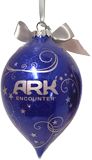 Ark Encounter Glass Ornament: Blue