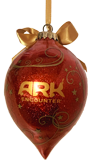 Ark Encounter Glass Ornament: Red