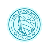 Ark Round Linework Icon Sticker: Small
