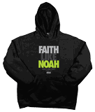 Faith Like Noah Hoodie: Black 2XL