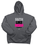 Faith Like Noah Hoodie: Gray 2XL