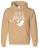 Fearfully & Wonderfully Made Hoodie: Peach Large