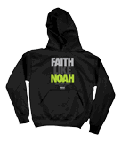 Faith Like Noah Hoodie: Black Youth Small
