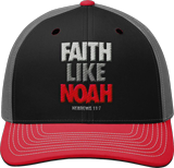 Faith Like Noah Cap: Red