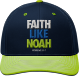 Faith Like Noah Cap: Green