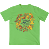 The Lord God Made Them All Youth T-shirt: Green XL