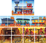 Wonder Junction VBS: Morning Star Ranch, Gold Mine & Train Scene Setter: PDF