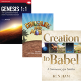 Creation to Babel, Genesis 1:1, and Dinosaurs and More Pack: Download Bundle