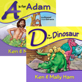 A is for Adam and D is for Dinosaur Combo