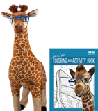 Giraffe Plush & Book Gift Pack: Junior