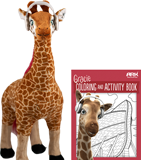 Giraffe Plush & Book Gift Pack: Gracie