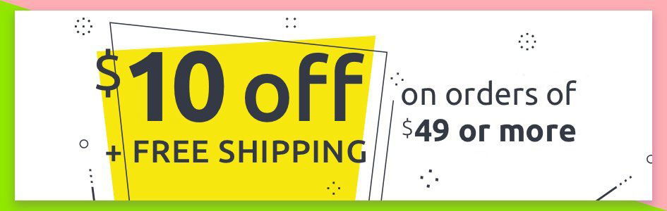 Save $10 + Free Shipping