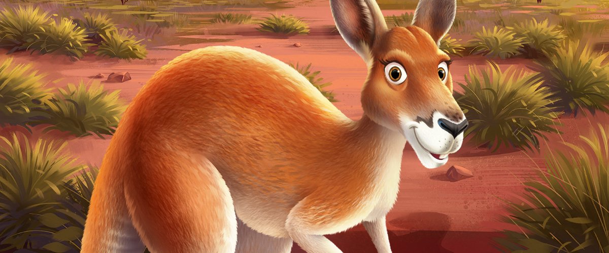 illustrated Kangaroo