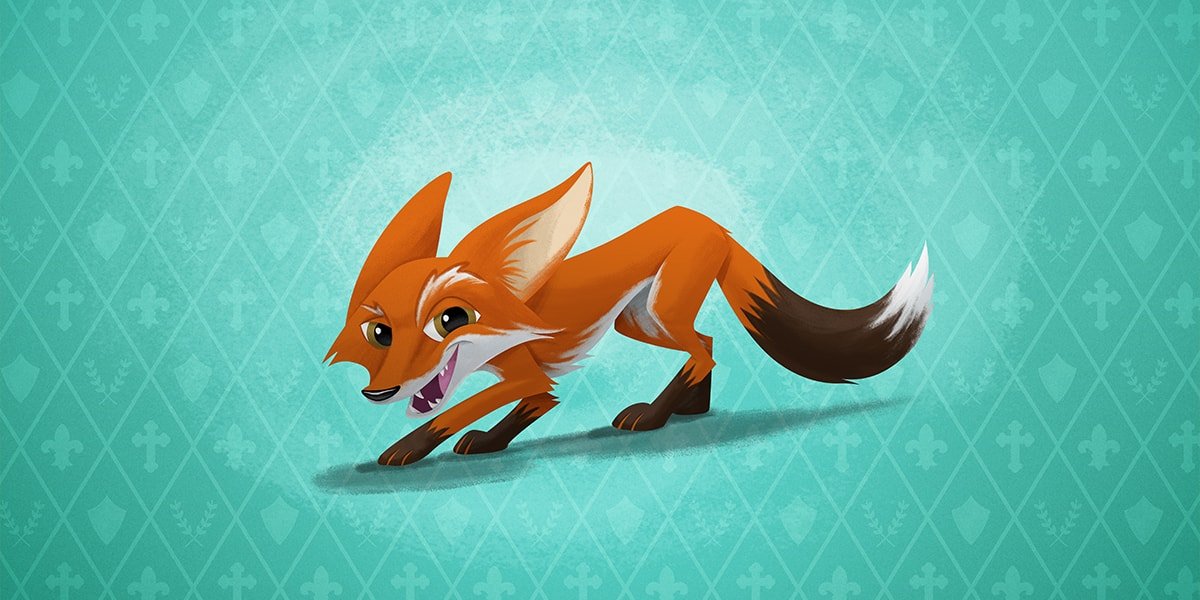 illustrated fox